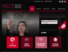Tablet Screenshot of networksupportservices.co.uk